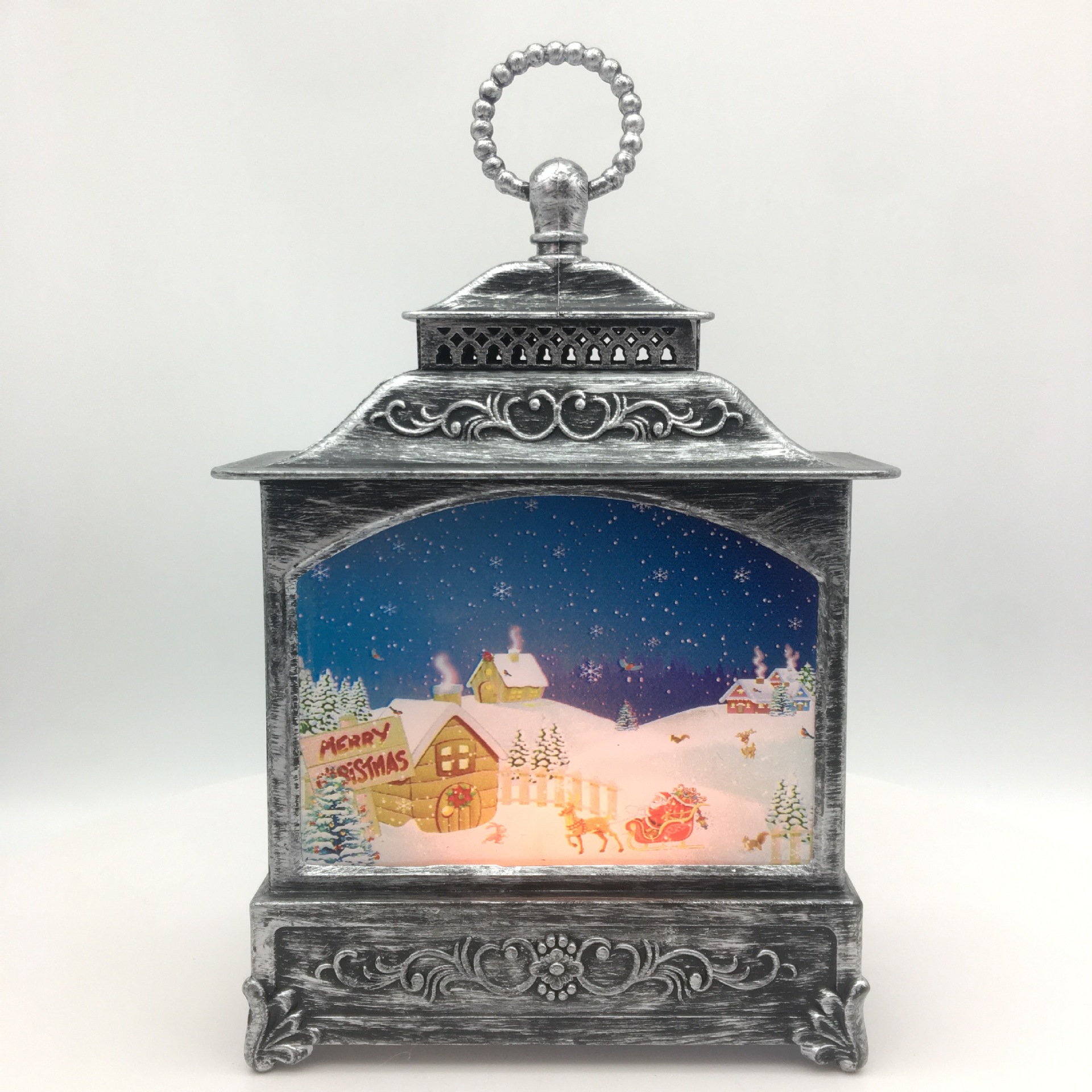 2021 New Christmas and Halloween LED simulation flame wind lamp, candlestick lamp, luminous ornament, pendant and night light details Picture