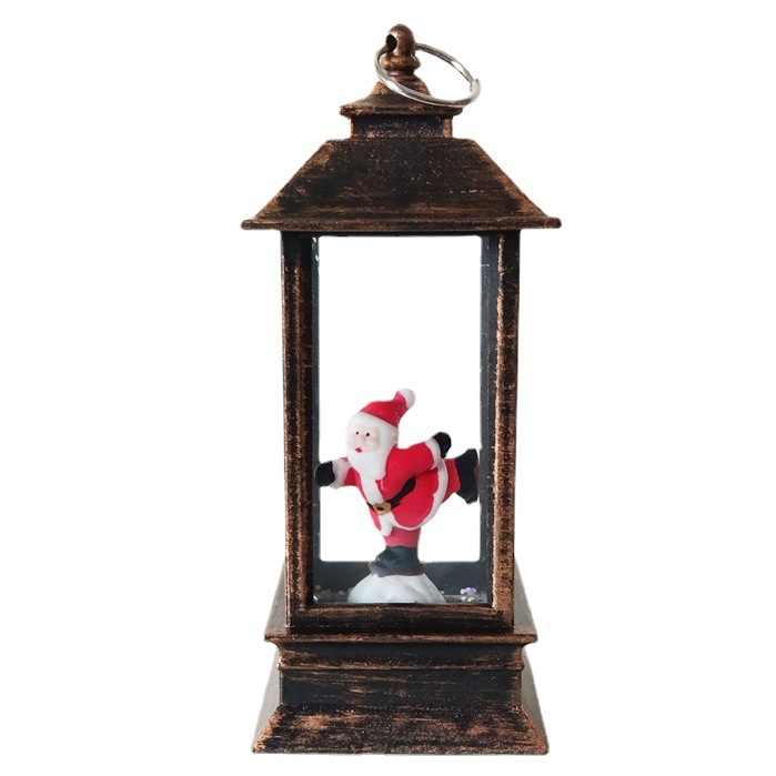 Ramadan Christmas water-filled breeze, Santa Claus night light, decorative handicrafts, scene arrangement lights, LED lighting Item Picture