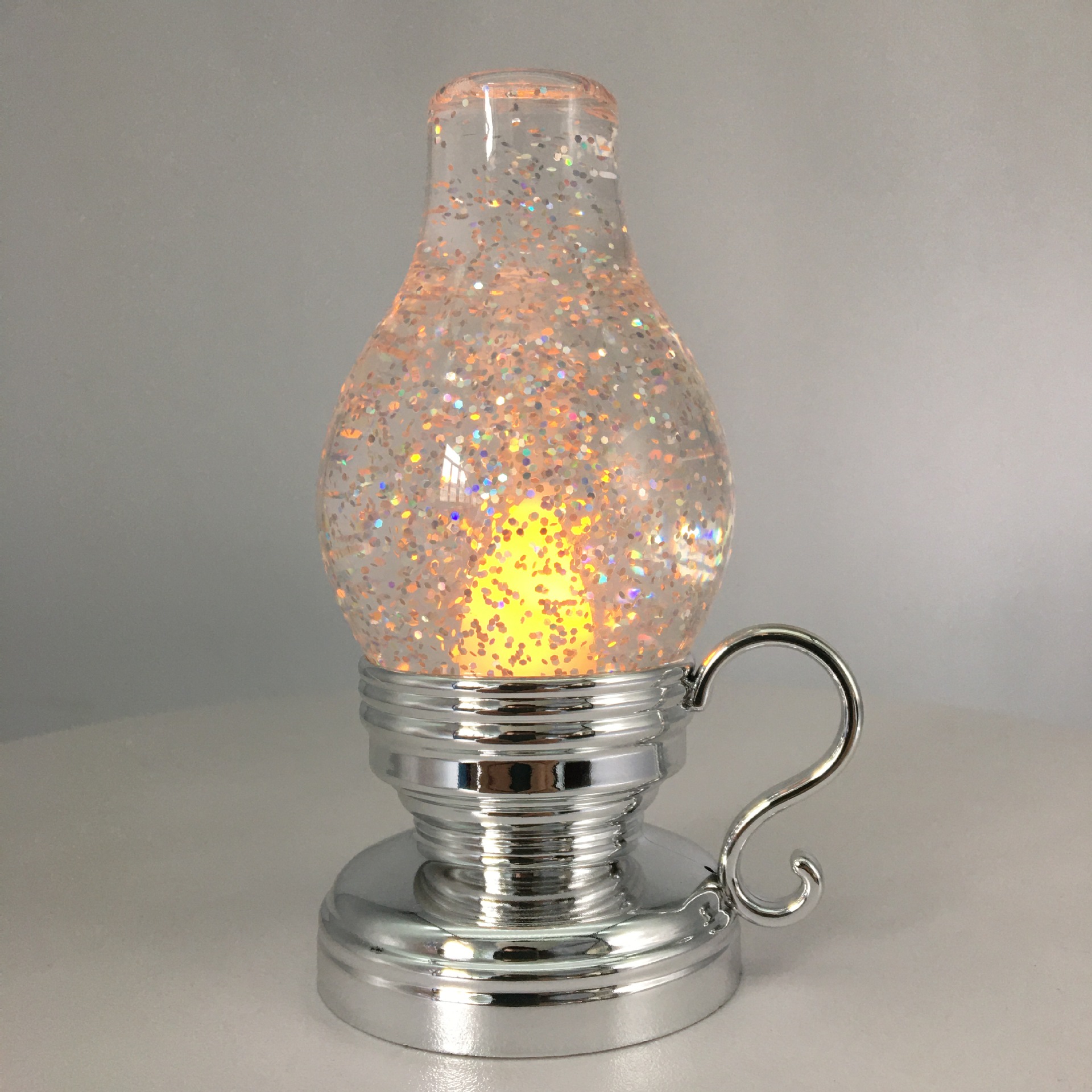 Cross-border decorative items, water-filled candle lights, LED night lights, home decoration window displays, counter night lights, wind lamps, ornaments Application Scenario