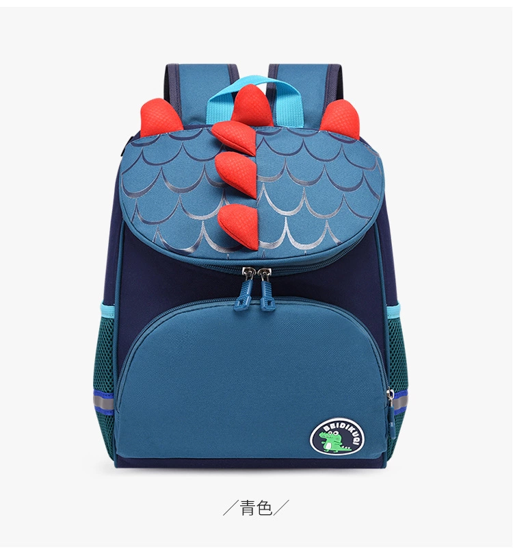 Cartoon cute dinosaur schoolbag for boys and girls in the middle and senior classes of kindergarten, 3-8 years old, backpack with chest strap Application Scenario