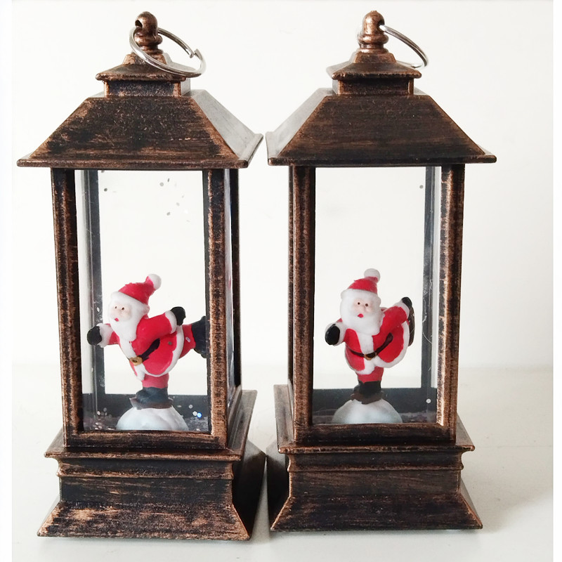 Ramadan Christmas water-filled breeze, Santa Claus night light, decorative handicrafts, scene arrangement lights, LED lighting Specification image