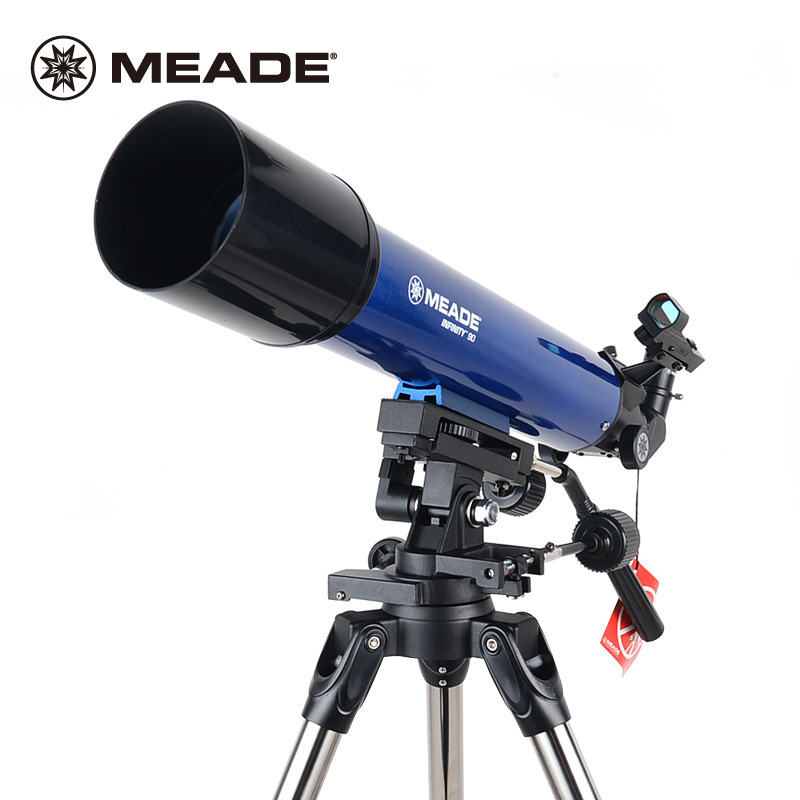 美国天文望远镜观星成人高清夜视镜深空MEADE米德90AZ单筒观景镜