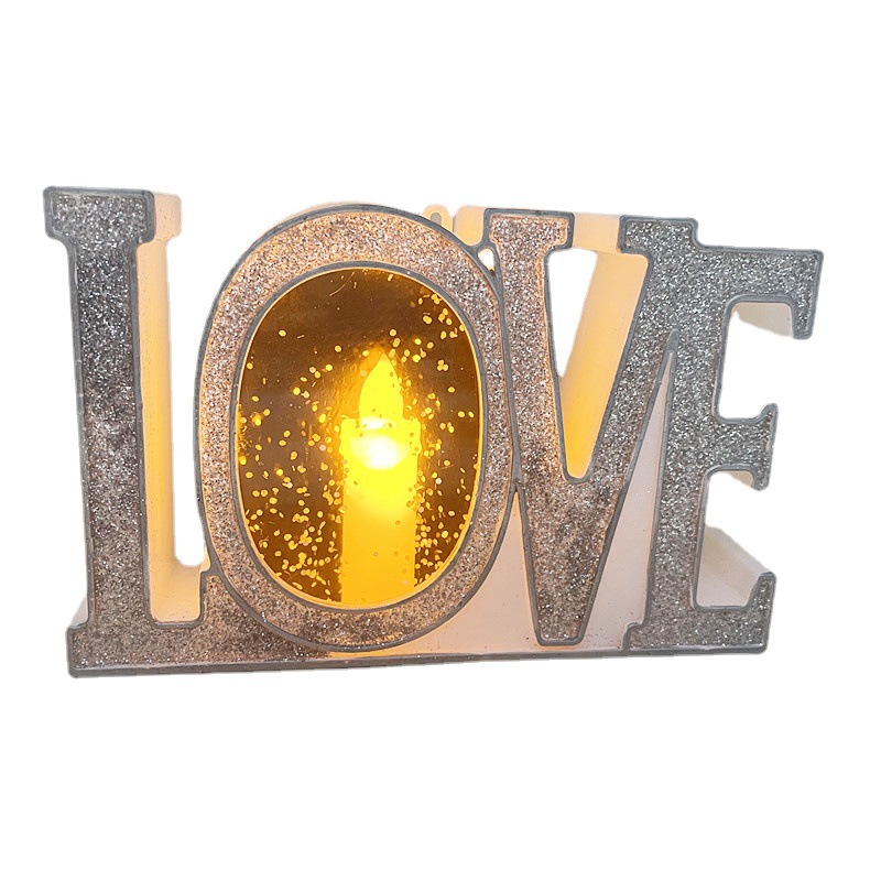 Water-filled love single wax lamp, home living room, bar, wind lamp, decorative items, handicrafts, scene arrangement lamp, LED light Item Picture