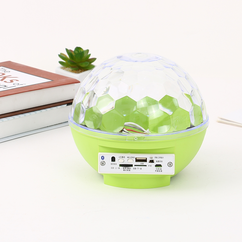 Cross-border foreign trade charging Magic ball, seven-color Bluetooth speaker, stage light, six-color rotating voice control, Christmas party light Application Scenario