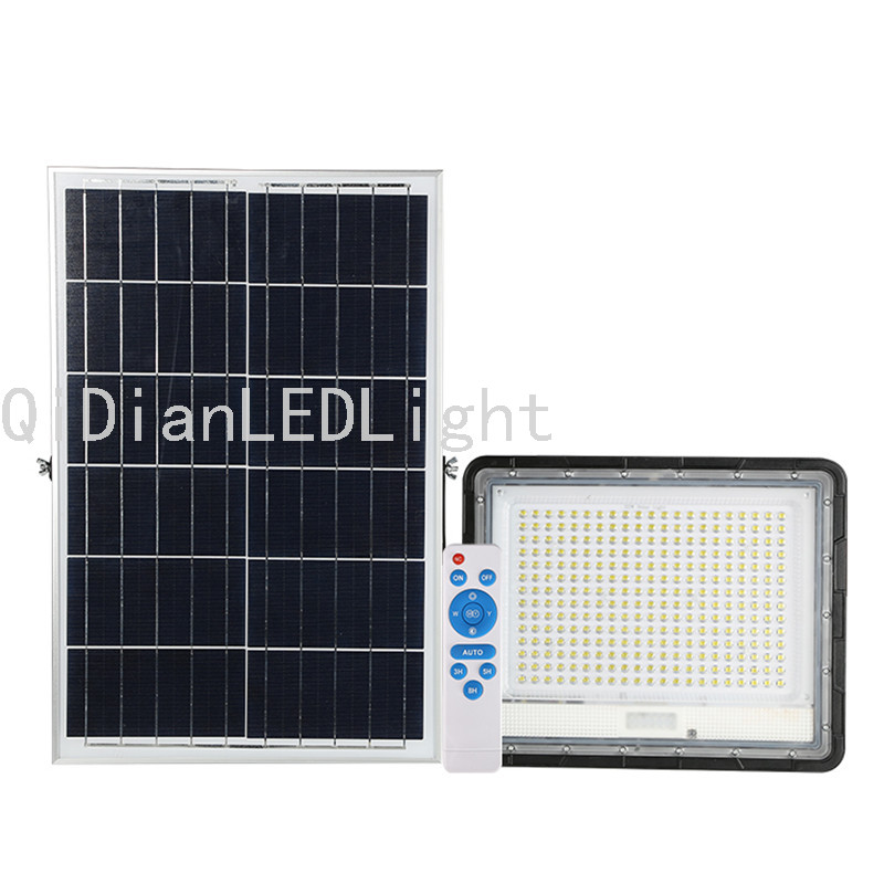 led满天星太阳能充电投光灯LED太阳能路灯户外照明投光灯300w