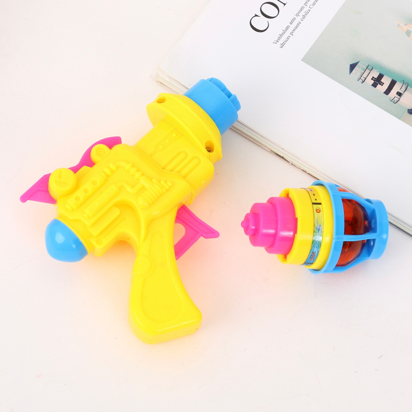 Luminous gyroscope gun, on-chain flashing gyroscope, luminous pull strip gyroscope gun, children's toy gyroscope wholesale ht Application Scenario