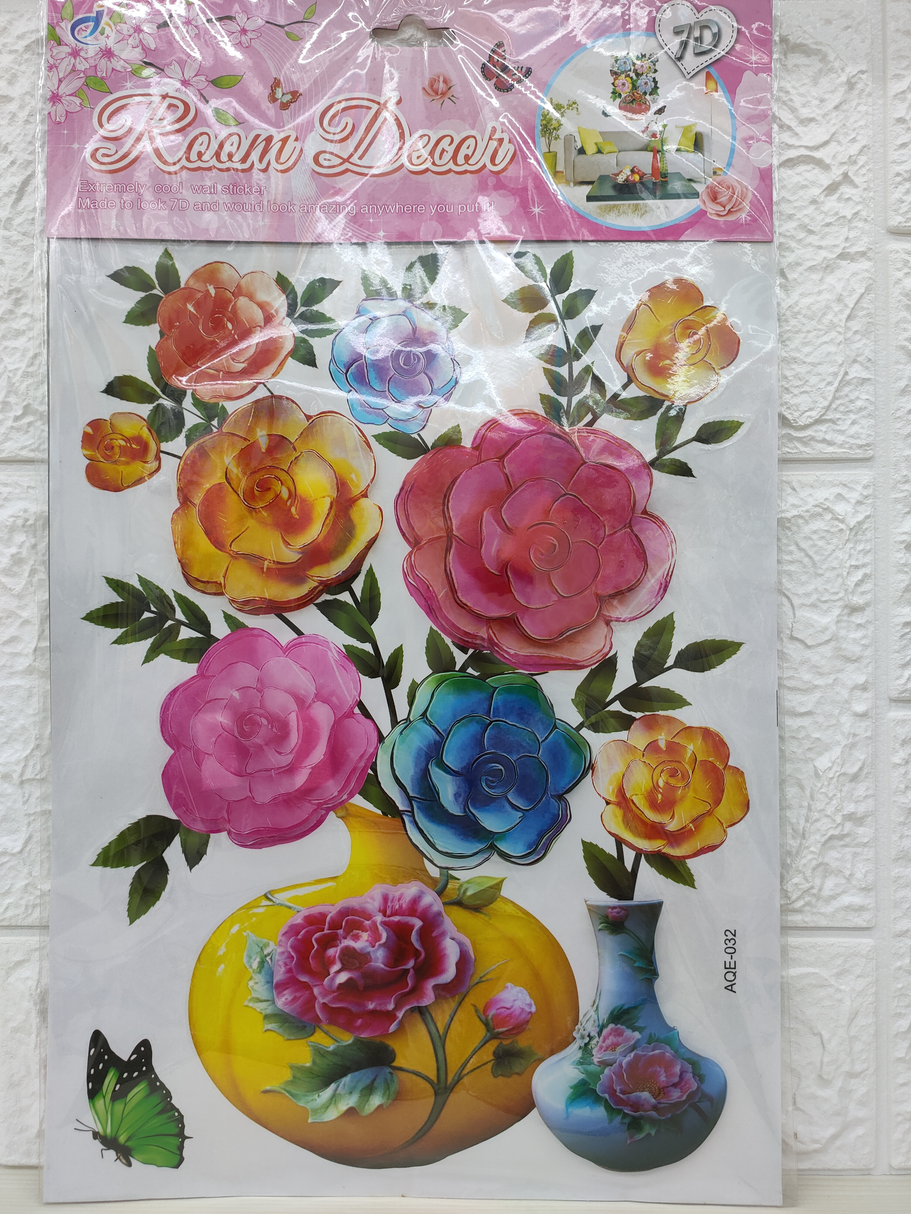 3DL立体花卉 系列层层贴房间卧室装饰墙贴