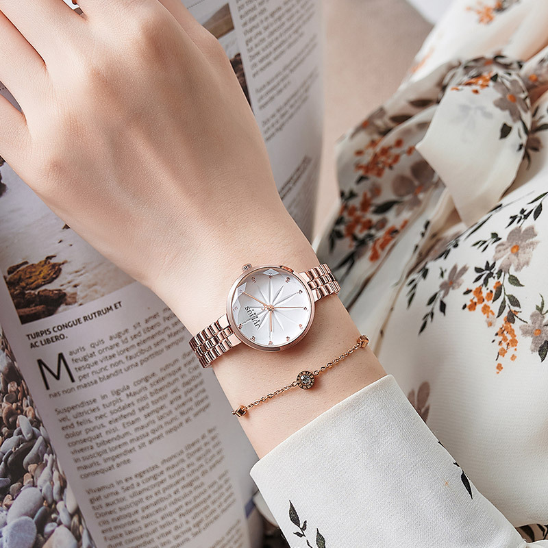 JULIUS JA-1278 steel band cut glass sunflower dial exquisite waterproof Ladies' watch Application Scenario