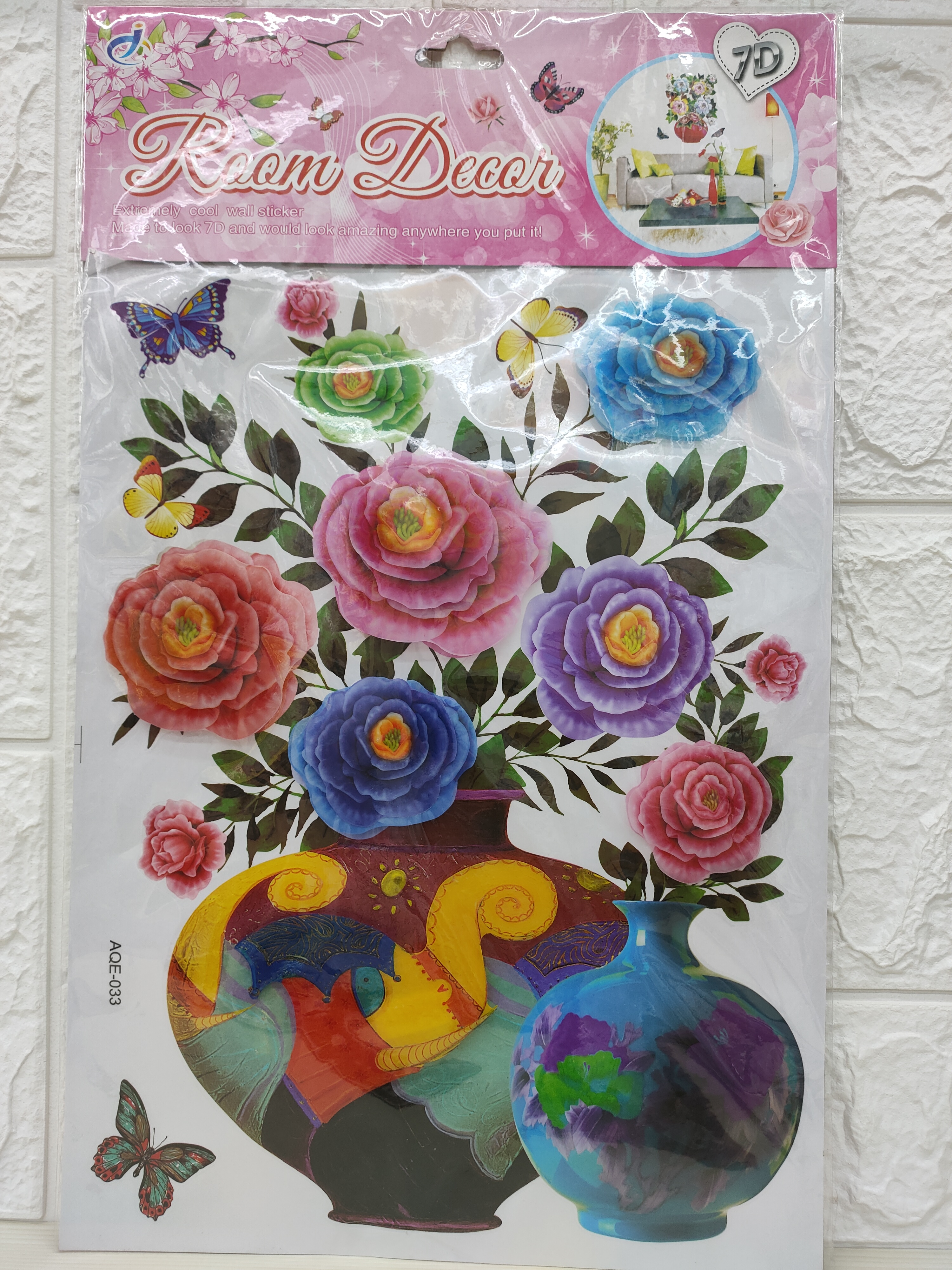 3DL立体花卉 系列层层贴房间卧室装饰墙贴产品图