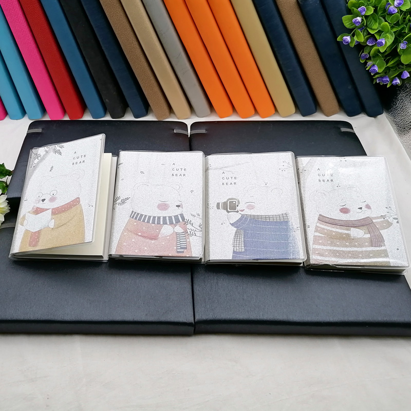 C1426 64k Cartoon Gold onion Powder Rubber cover Notebook, Office notebook, Diary, Writing Book, 2 yuan Item Picture