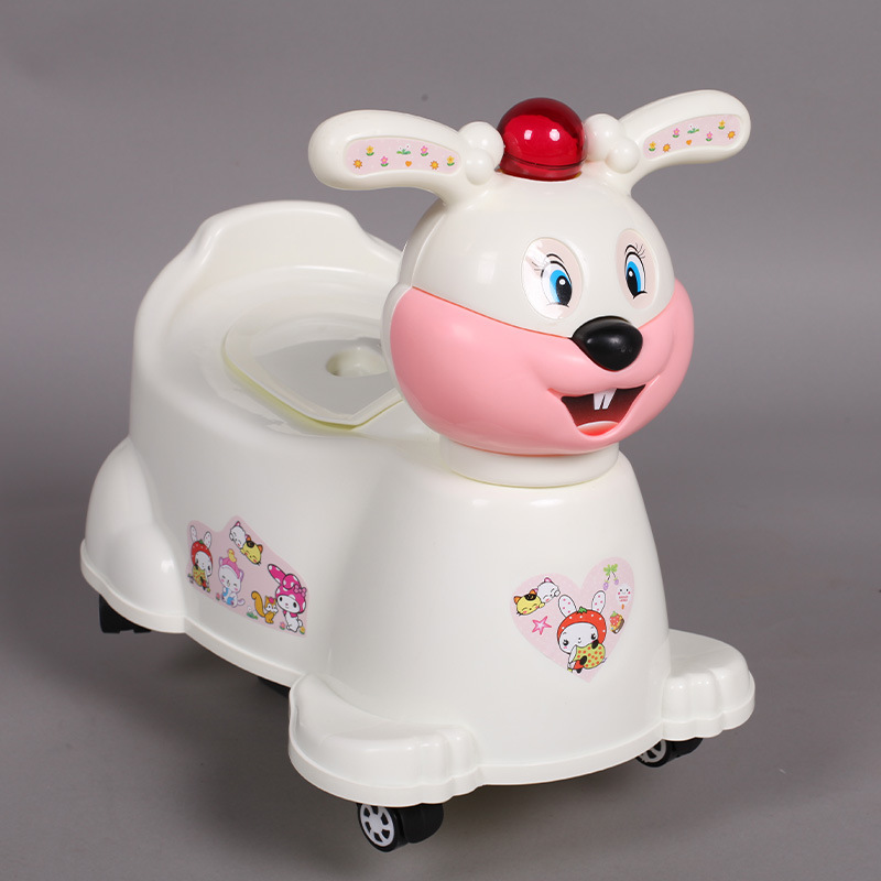 儿童马桶宝宝坐便器尿盆宝宝滑行车平衡车儿童玩具新奇发光玩具车详情图2