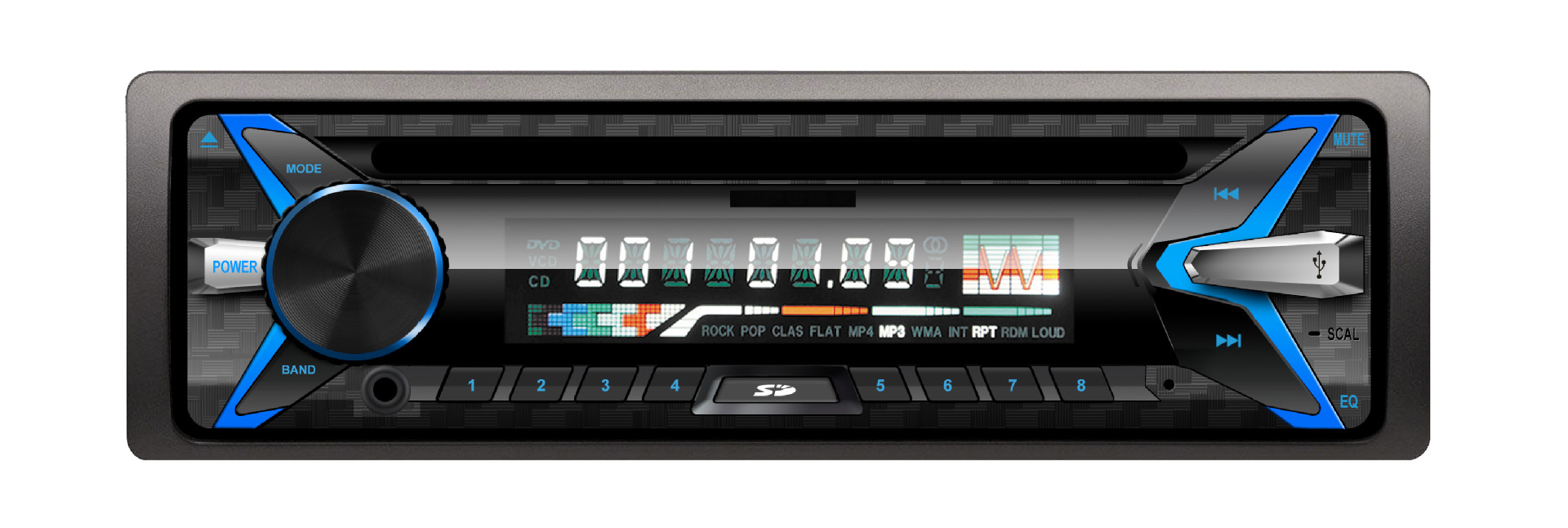 Fixed panel DVD player Car CD Player car DVD player