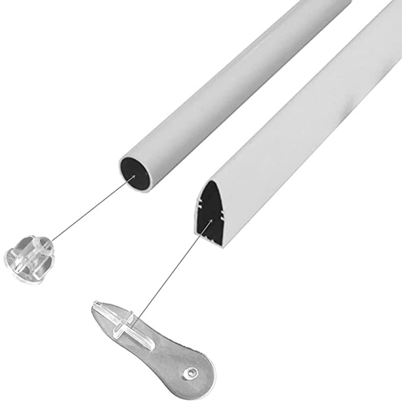 Cross-border retail soft gauze curtains, day and night curtains, roller blinds, lower rod seals, curtain plugs, accessories, vulnerable replacement parts Item Picture