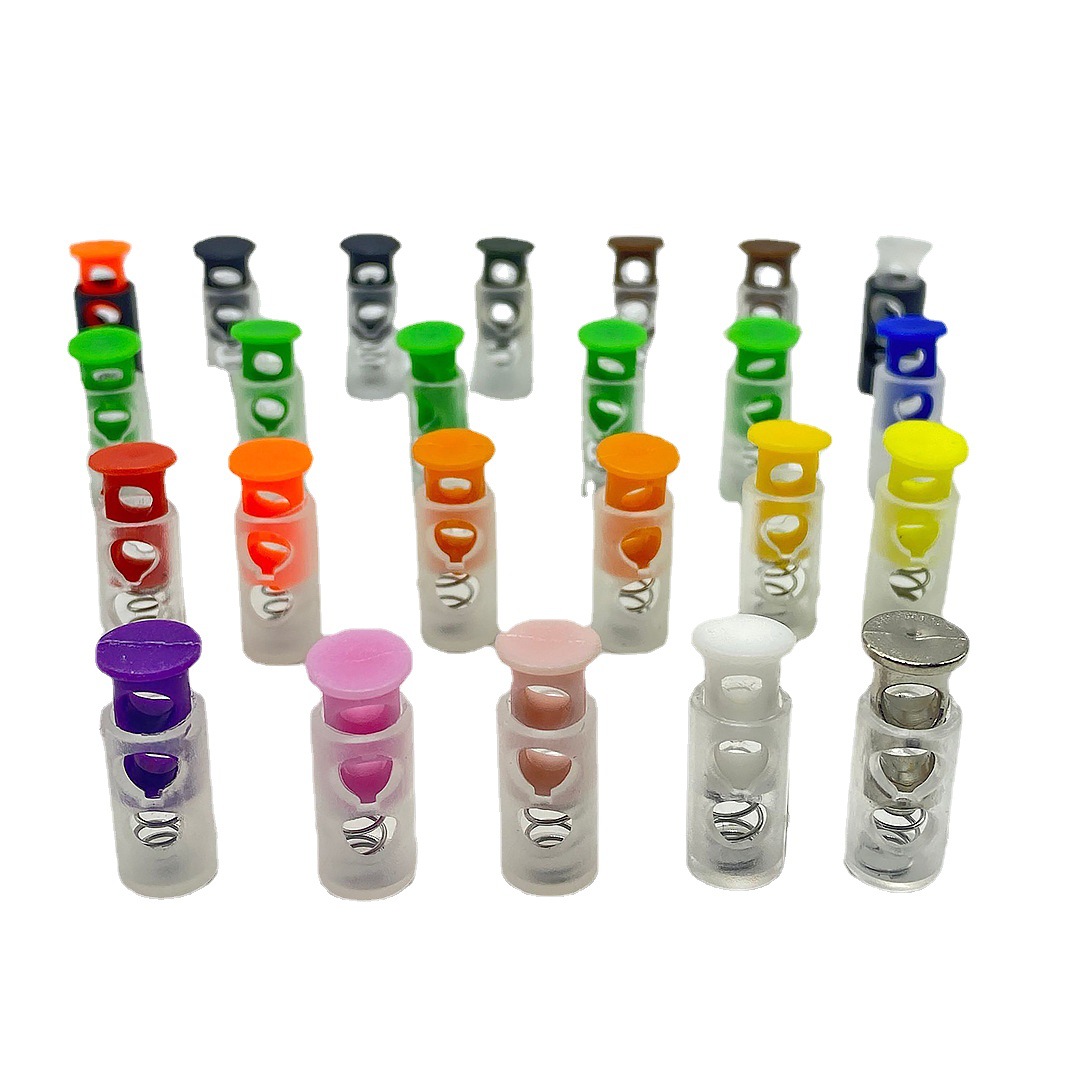 أزرار من خيط من البلاستيك الملونة، أزرار من خيط مزدوج من أنف الخنزير Item Picture