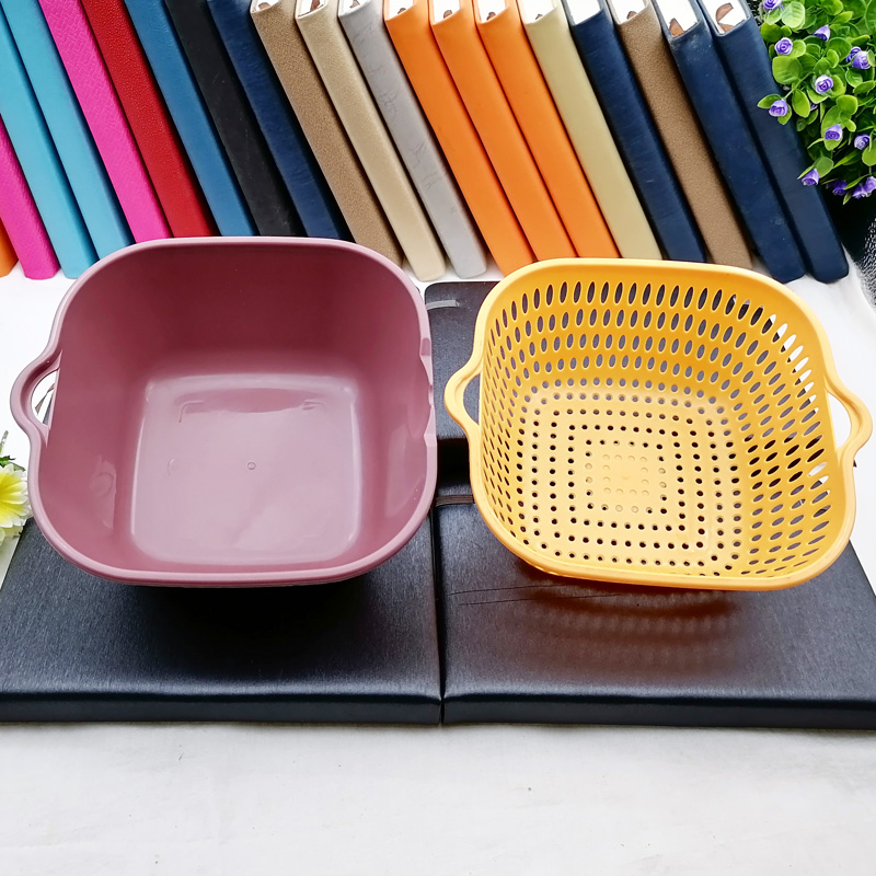 G1132 238# انتزاع أجزاء من سلة الأسفلت المزدوج، من الخضراوات والفواكه في أربعة أجزاء Item Picture