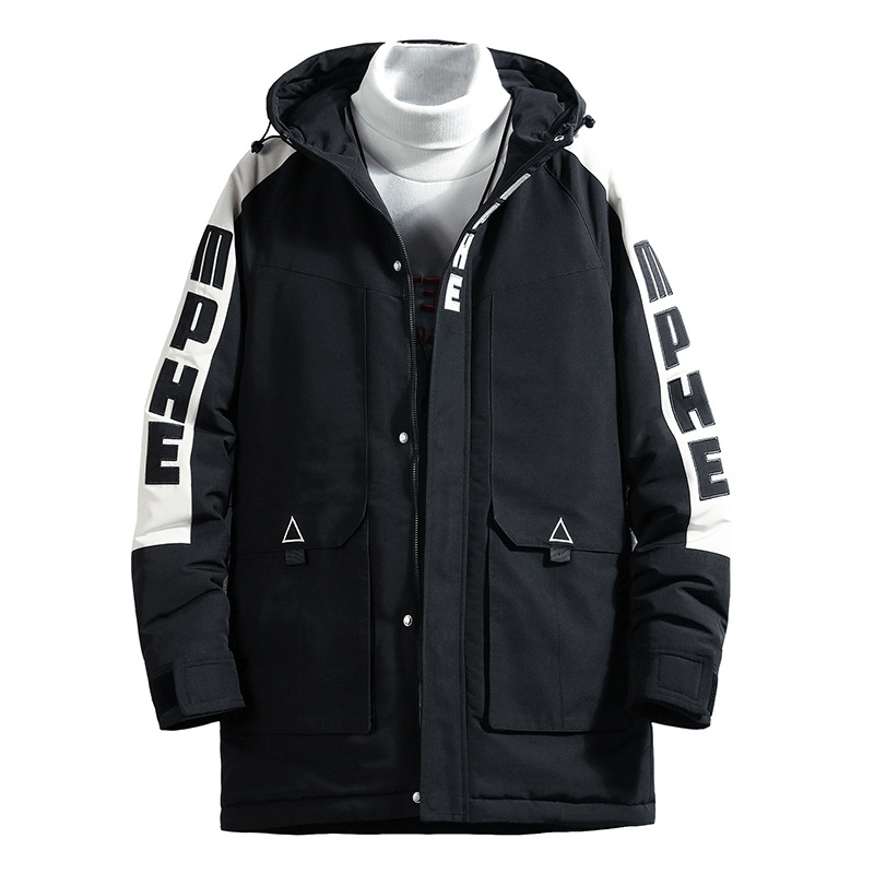 Free shipping men's winter new cotton-padded jacket, Korean-style slimming and trendy workwear, warm cotton-padded jacket M1991
