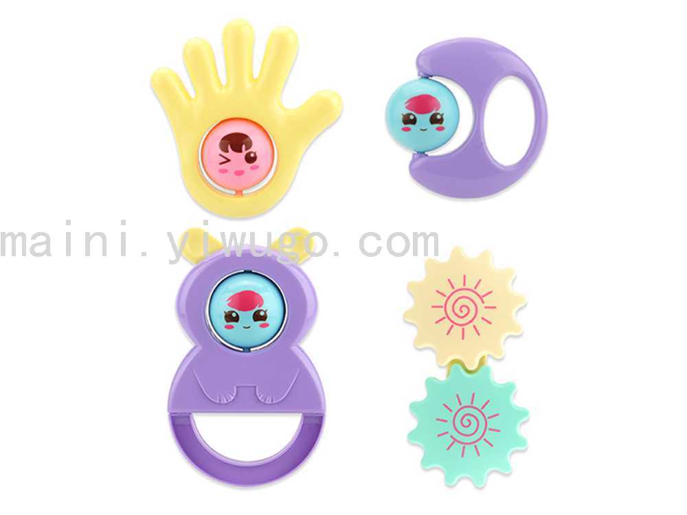 婴儿可水煮手摇铃益智早教幼儿新生5一岁1宝宝0-3-6个月男女孩