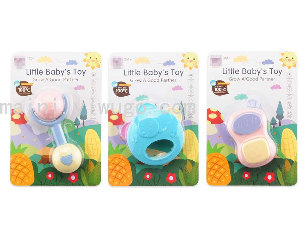 新生婴儿玩具益智早教宝宝摇铃0到3个月6可啃咬一岁幼儿牙胶安抚