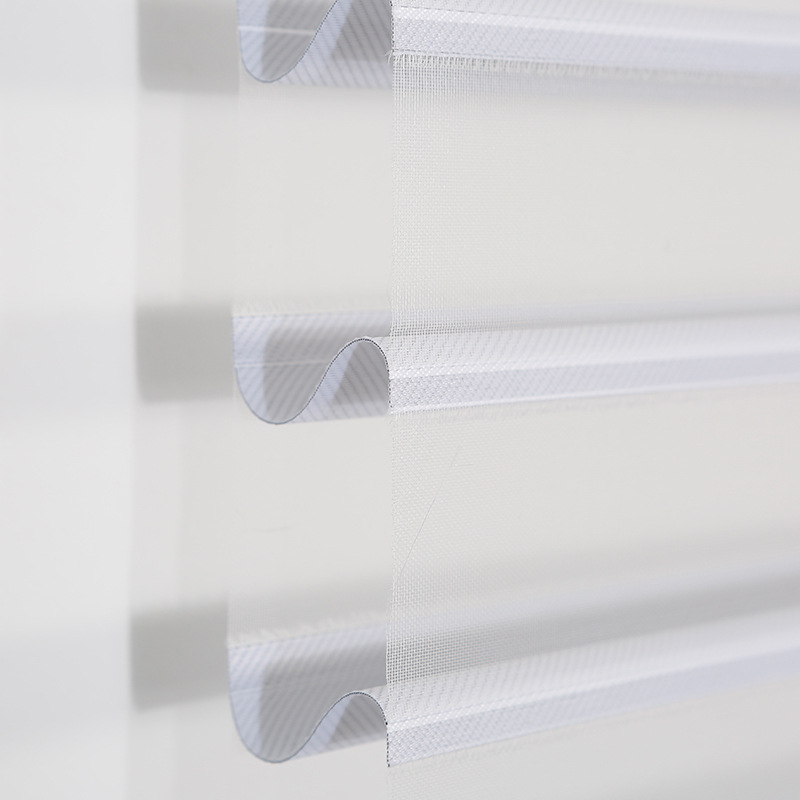 Korean-style thickened fully light-blocking soft gauze curtains, Shangri-La fabric blinds, roller blinds, electric curtains for living rooms, bedrooms, bay Windows details Picture