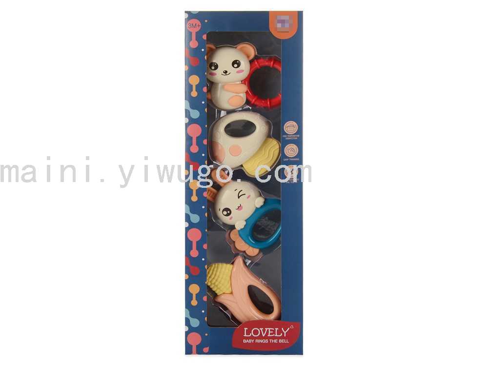 婴儿玩具3-6-12个月摇铃益智玩具0-1岁新生婴幼儿可水煮牙咬摇铃