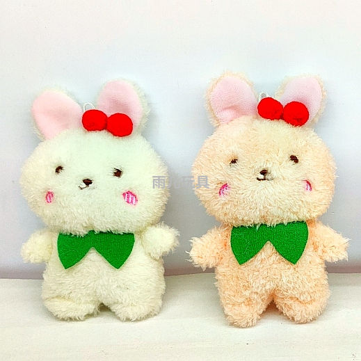Wholesale of popular cherry bear plush toy pendants, cute mini rabbit dolls, bag pendants and children's gifts Application Scenario