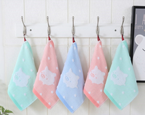 Cotton square soft baby face towel Cotton baby drool towel children's face towel absorbent small towel