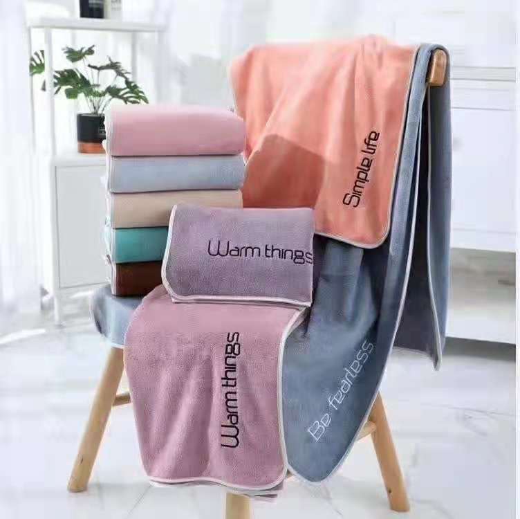 Toalla no pierde el pelo que el algodón absorbente fácil de secar toalla cuadrada conjunto de toallas de baño pareja microfibra toalla de pelo seca hogar Specification image