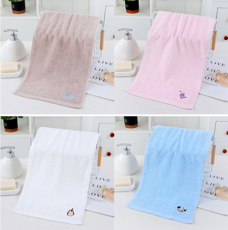 Pañuelo bordado de fibra de bambú pequeña toalla para lavar la cara baño toalla doméstica para niños para hombres y mujeres suave y absorbente no perder el pelo toalla facial Application Scenario