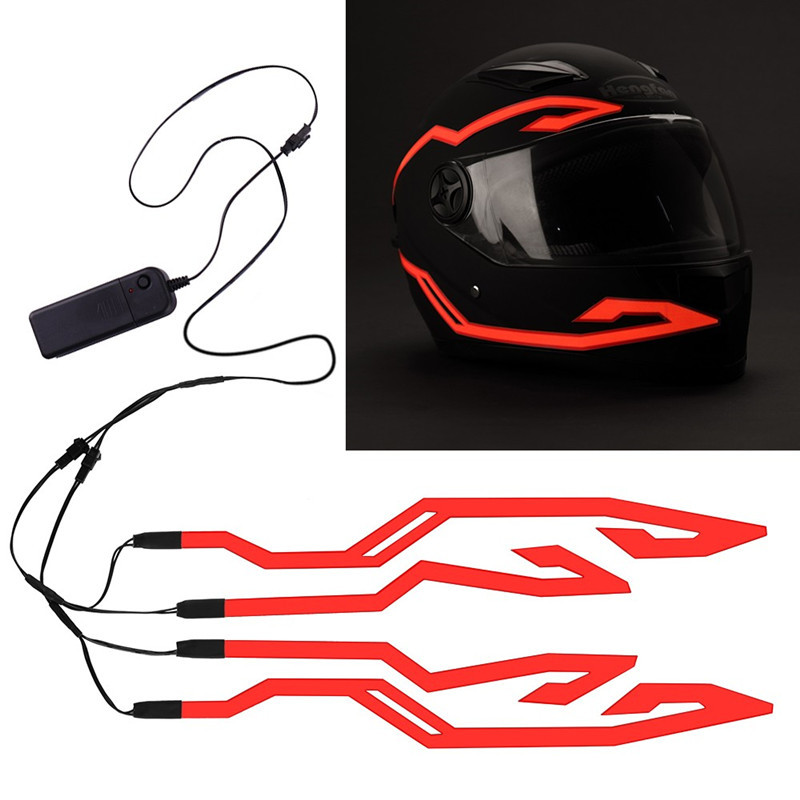 The manufacturer produces new light helmet strip motorcycle helmet light strip LED helmet light strip cold light strip