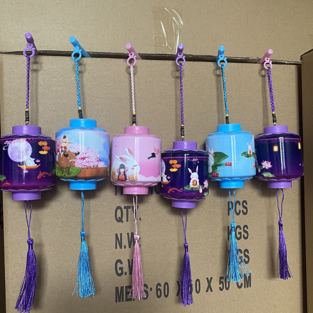 2022 New Mid-Autumn Festival hand-held lanterns, small palace lanterns, illuminated children's toys, Lantern Festival, street stall supply, factory direct sales full figure