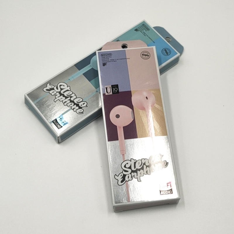 简约通用入耳式耳机直插型电脑手机带麦耳机线控耳机适用苹果华为