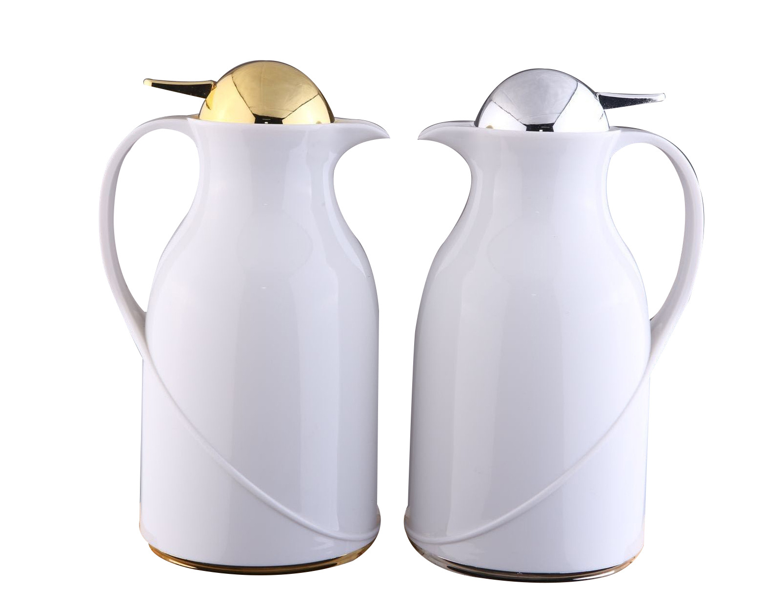 Plastic household insulated kettle, creative handle style, festive and simple vacuum kettle for beverages, tea, coffee, juice and milk Application Scenario