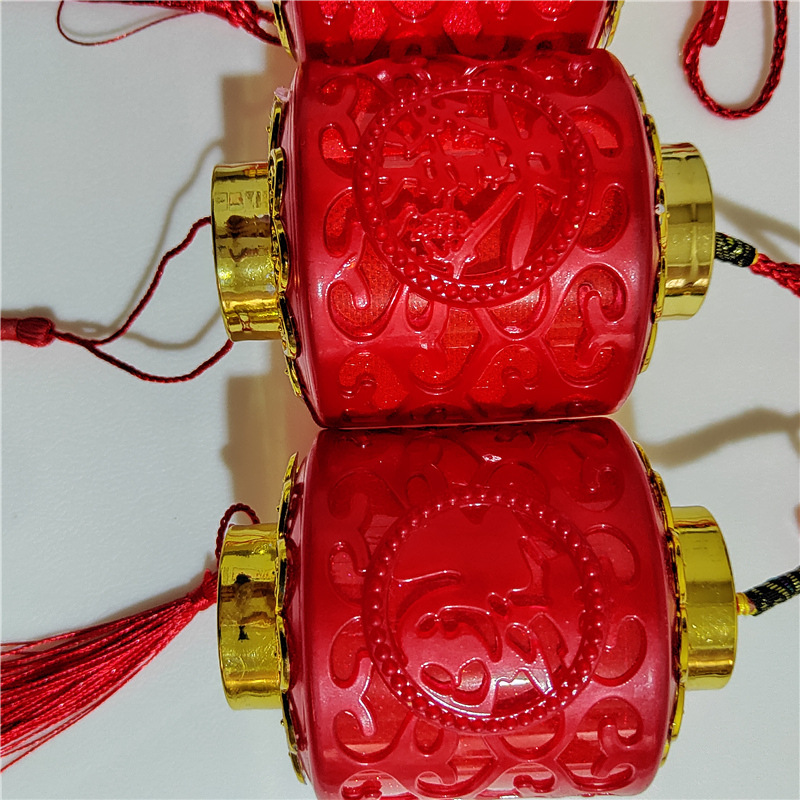 Retro palace lanterns, children's hand-held palace lanterns, glowing toys, Spring Festival decorations, hot selling items at street stalls Specification drawing