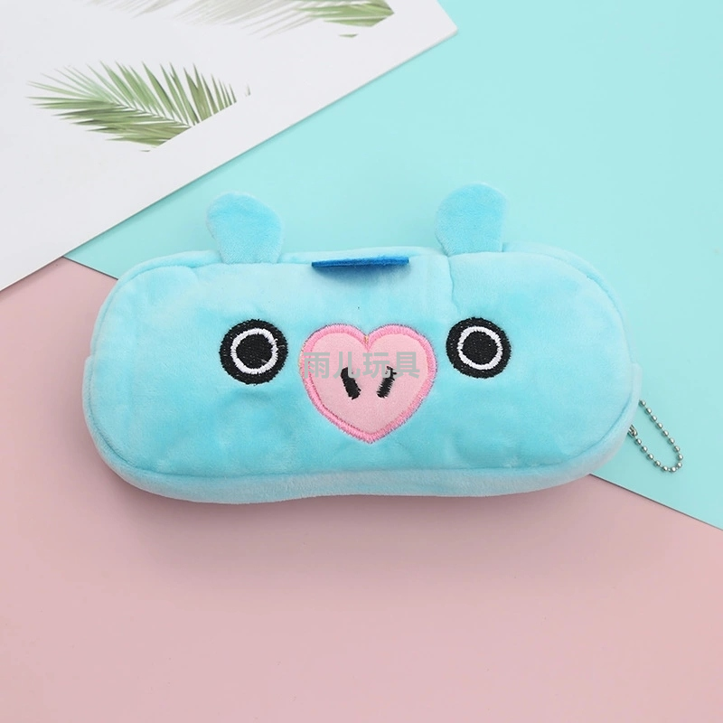 Korean cartoon bts pen case, student pen case, BTS pen case, cartoon children's pen case Specification image