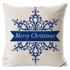 Christmas pillowcase 2021 Amazon New Linen super Soft short plush cushion Seat cover Holiday Pillowcase Item Picture