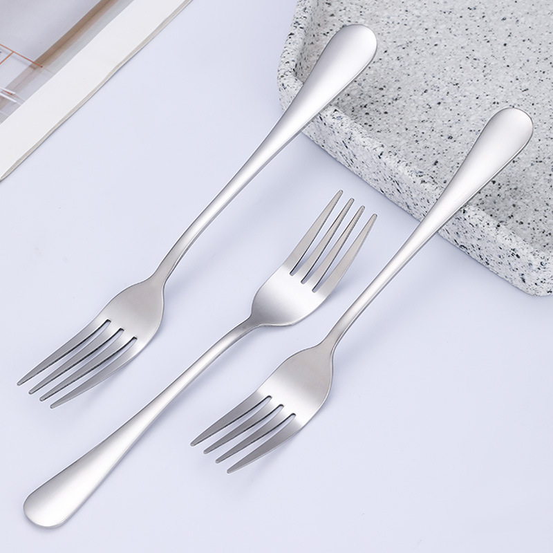 1010 series stainless steel tableware, Western fork, pastry fork, fruit fork, hotel gift customization, logo, fruit fork, dessert fork, tableware, Western fork customization, size Item Picture