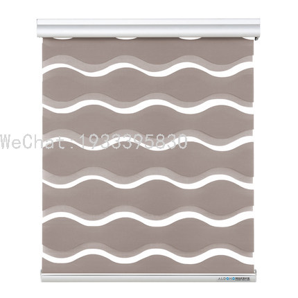 Cortinas Roller Duo Dobles double-layer roller blinds, gauze blinds, day and night blinds, Venetian roller blinds details Picture