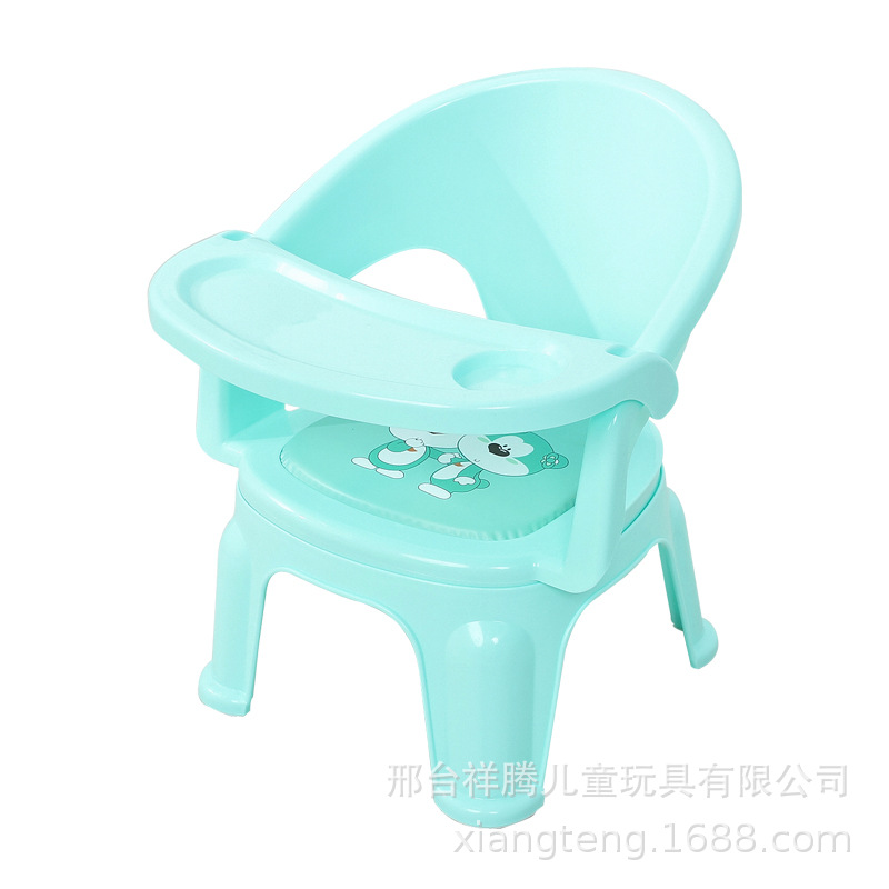 儿童餐椅宝宝叫叫椅婴儿坐椅靠背椅吃饭座椅餐盘塑料椅子儿童玩具详情图5