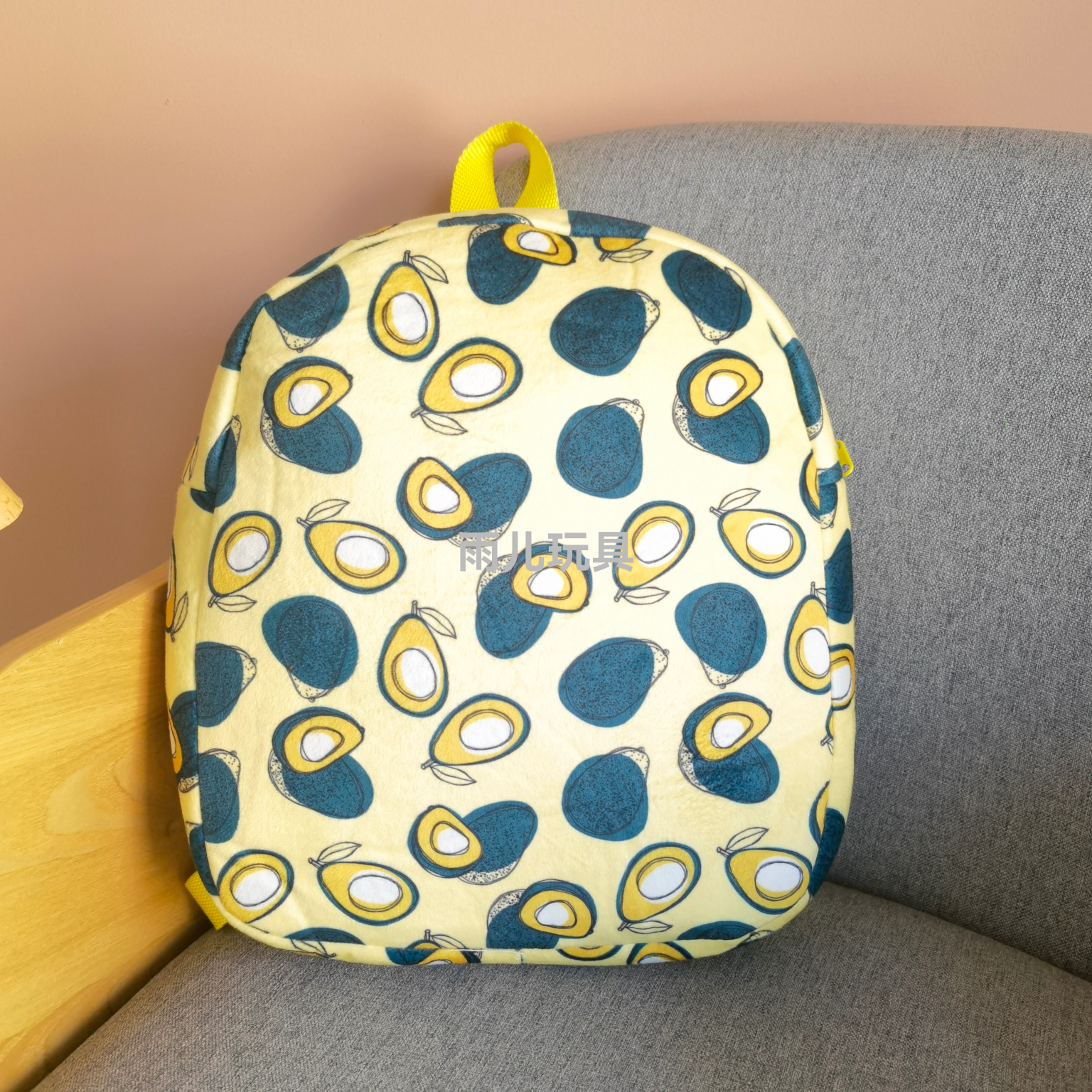 The new cross-border cactus print backpacks for men and women are fashionable and trendy in Europe and America. They are lightweight for kindergarten children and students Specification drawing