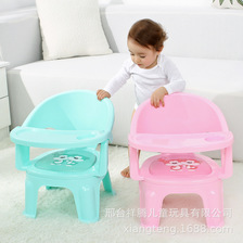 儿童餐椅宝宝叫叫椅婴儿坐椅靠背椅吃饭座椅餐盘塑料椅子儿童玩具