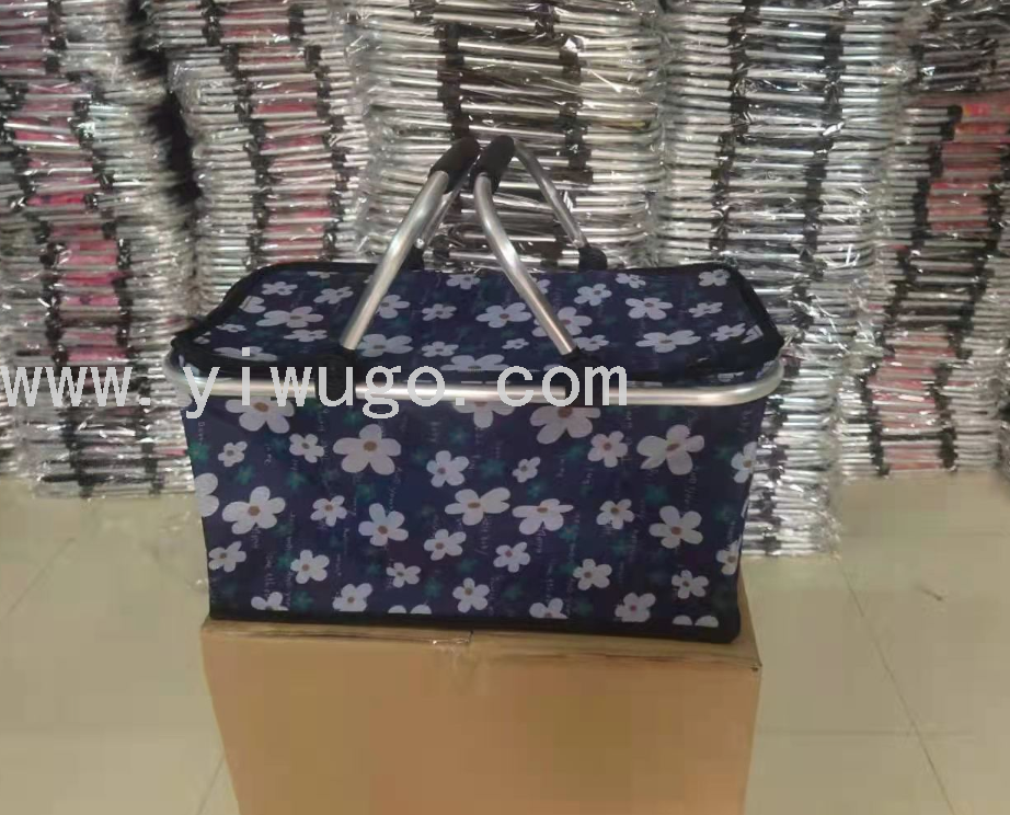 New Oxford cloth insulation basket shopping basket storage basket preservation basket picnic basket wholesale spot