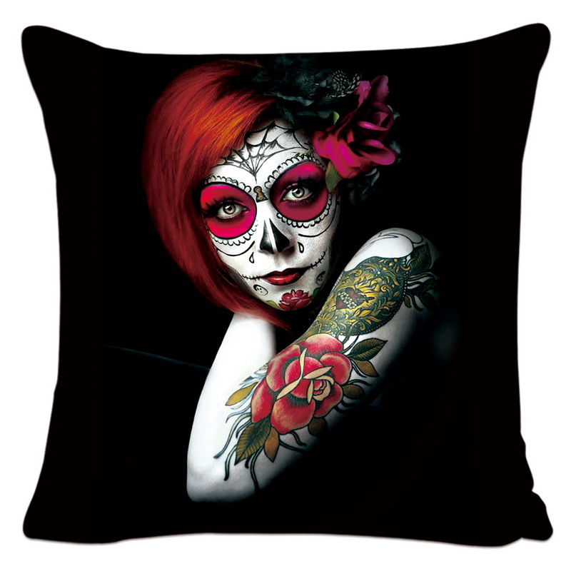 Halloween pillow Amazon bestseller Cushion cover, anime cartoon Nordic sofa pillowcase, custom cushion cover Item Picture