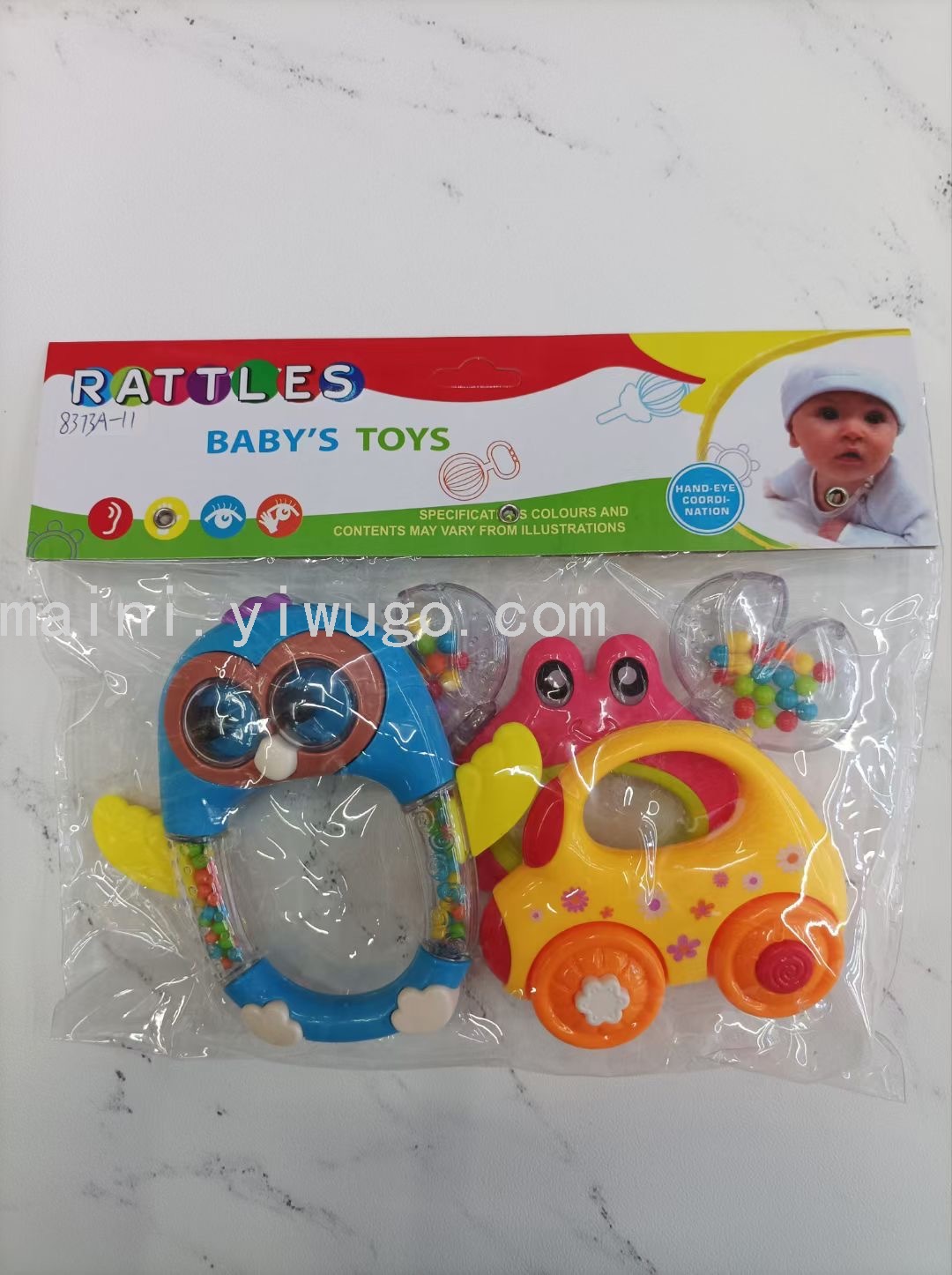 手摇铃4婴儿铃铛玩具8益智6女孩5早教新生2幼儿宝宝0到3个月半岁