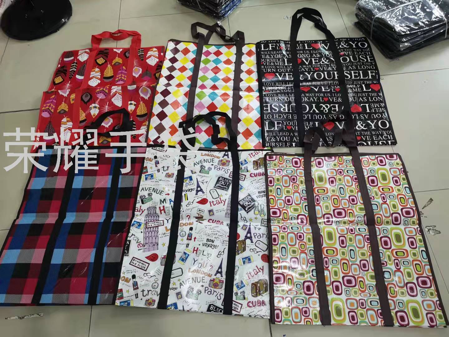 Non-woven fabric laminated bags, woven bags, shopping bags Item Picture