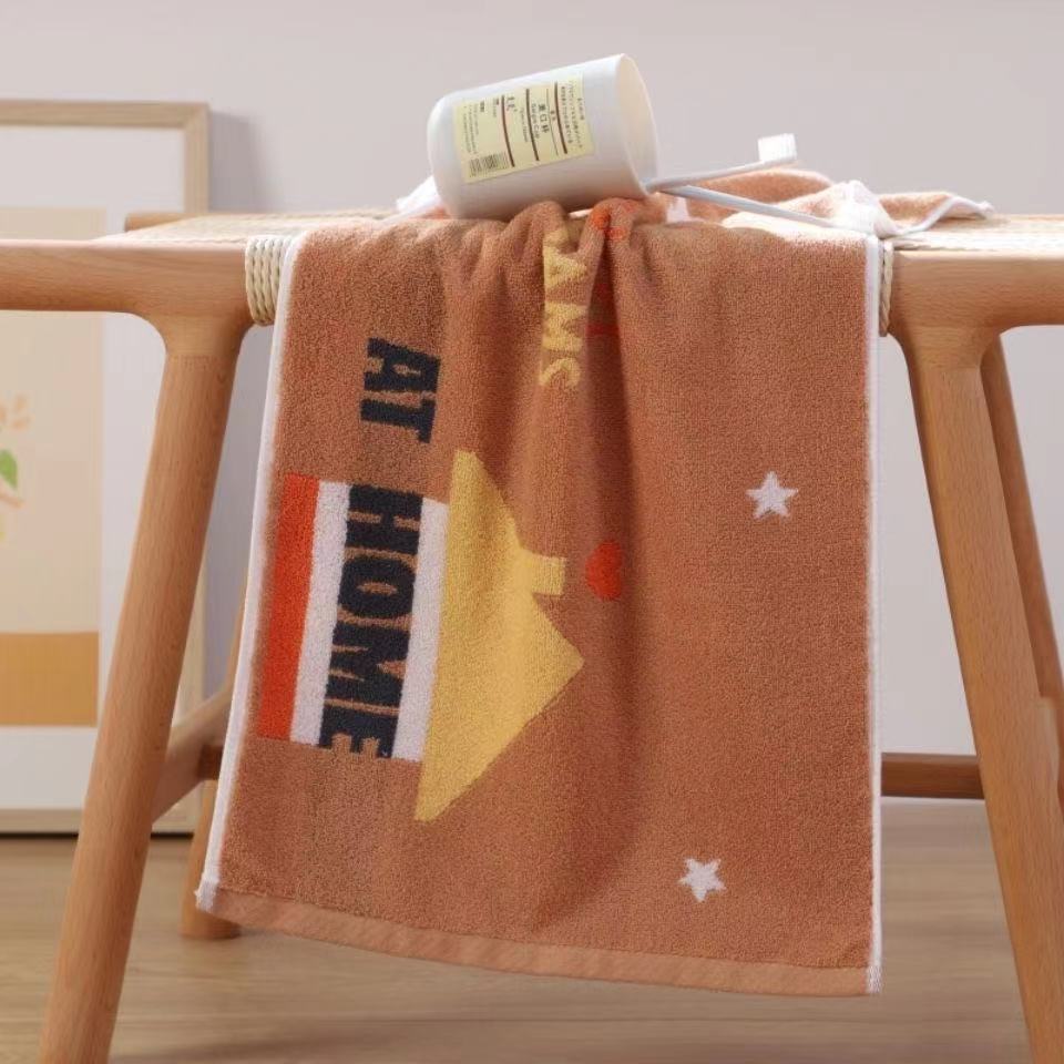 Wholesale pure cotton towels, absorbent and non-shedding, adult face towels, men's and women's bathing, hair drying, house Application Scenario