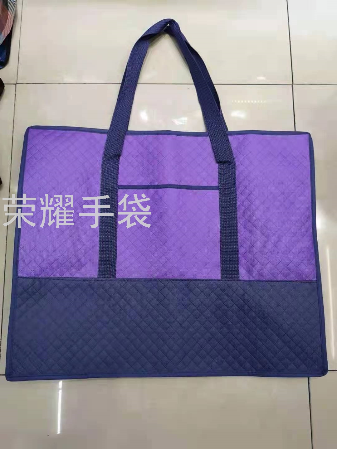 Cotton quilt bag non-woven fabric 40*42*20 details Picture
