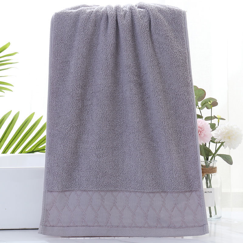 Fashionable diamond-shaped pure cotton towel, soft, absorbent and non-shedding, student and adult face towel, face towel, bath gift, return gift Specification image