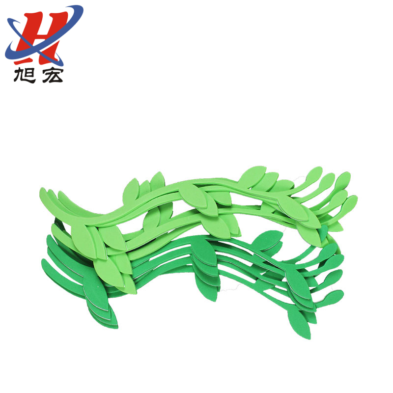 现货柳条海绵墙贴幼儿园泡沫贴画牵牛花黑板报布置道具墙贴画