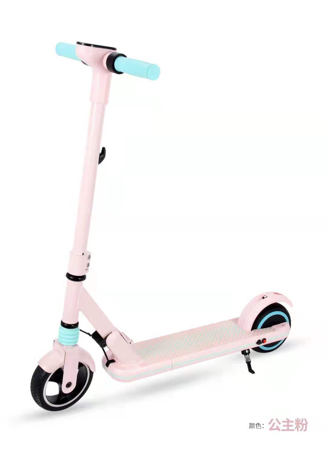 Electric scooter, lithium battery, children's assisted scooter, mini folding two-wheeled mobility scooter frame manufacturer Specification drawing