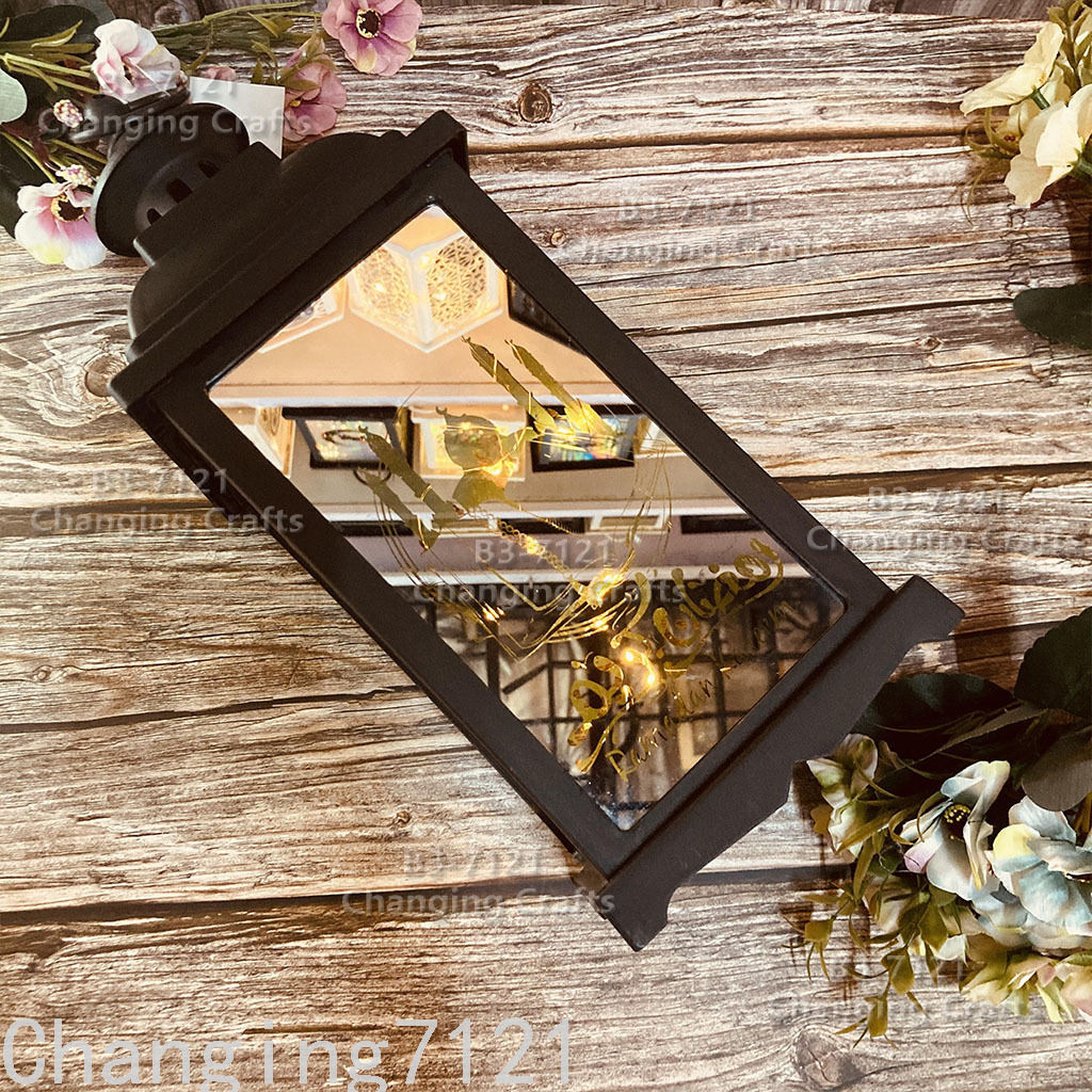 Cross-border wholesale of Ramadan Christmas wind lanterns, LED electronic candles, Ramadan night antique horse lanterns, decorative craft ornaments Application Scenario